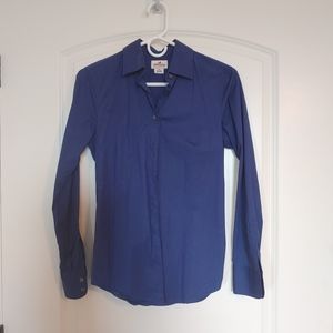 J. Crew Button Down Blue Cotton Dress Shirt